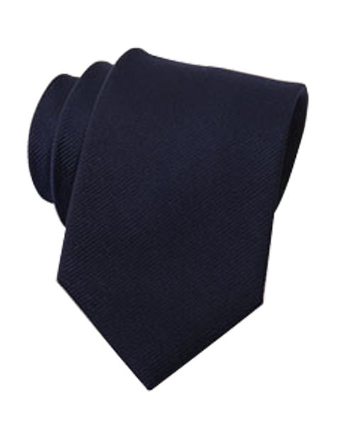 Cravate bleu foncé