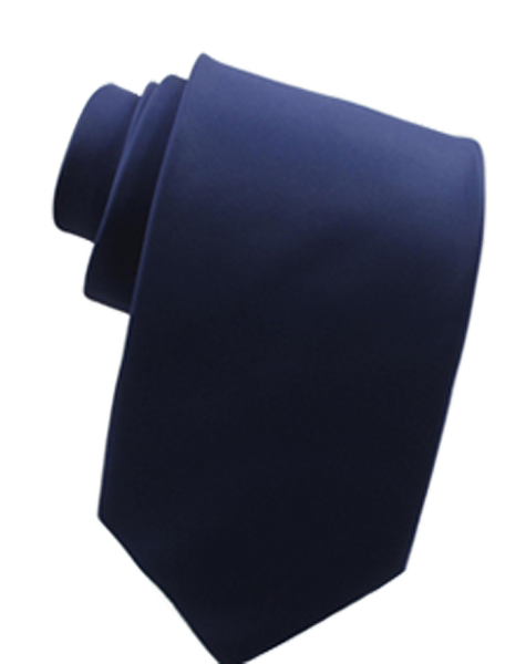 Cravate bleu foncé