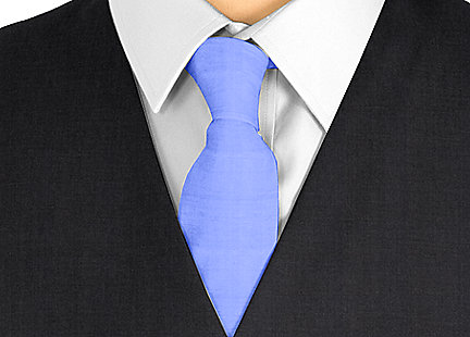 Cravate bleu roi en soie